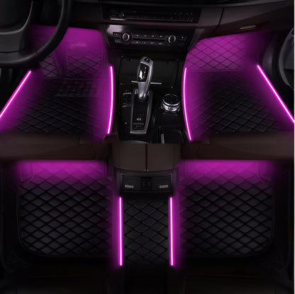 LED Auto Fußmatten Set