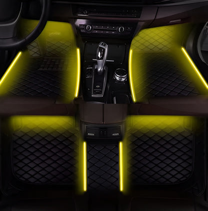 LED Auto Fußmatten Set