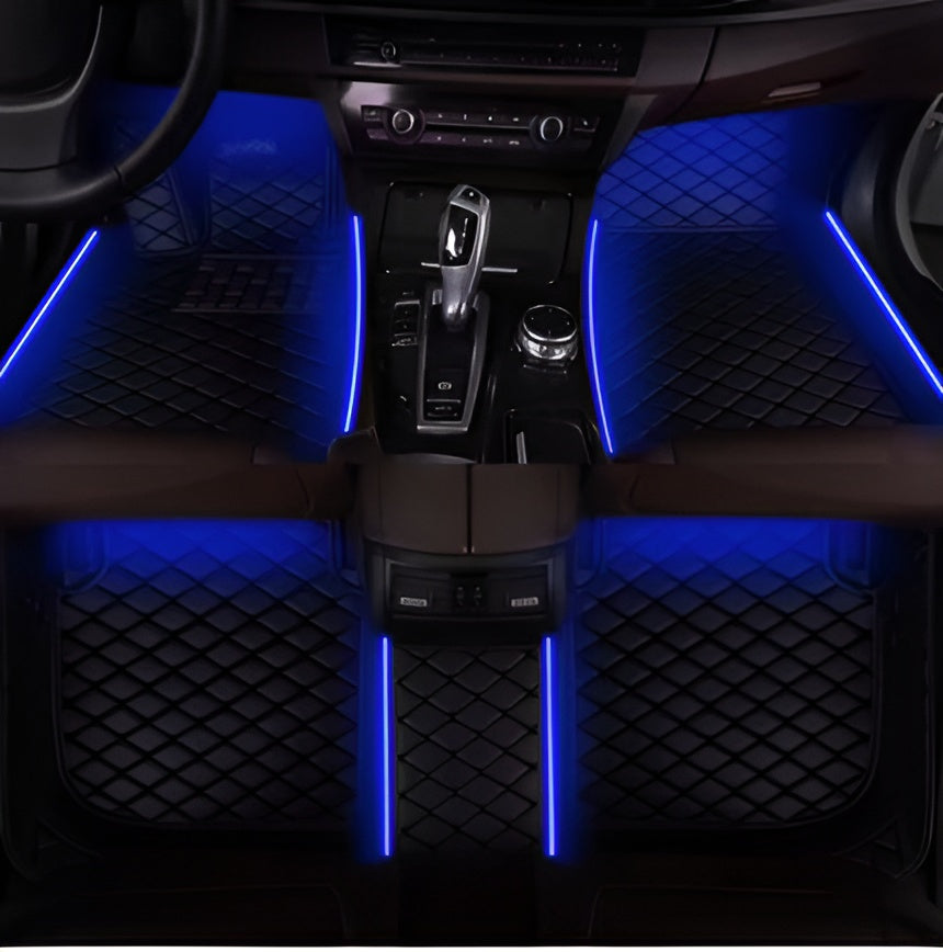LED Auto Fußmatten Set