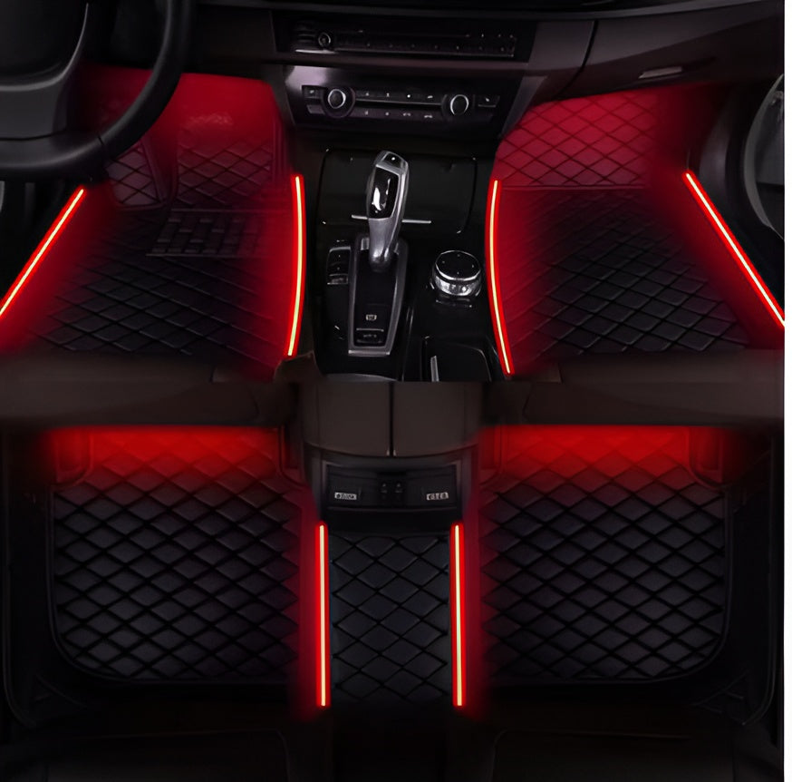 LED Auto Fußmatten Set