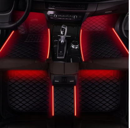 LED Auto Fußmatten Set