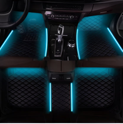 LED Auto Fußmatten Set