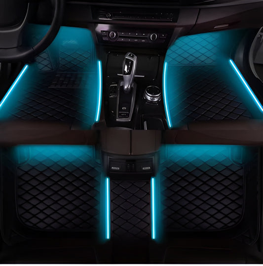 LED Auto Fußmatten Set