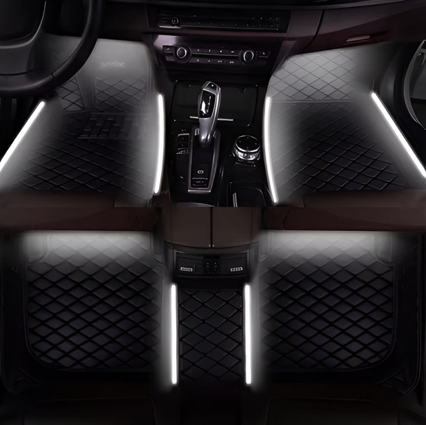 LED Auto Fußmatten Set
